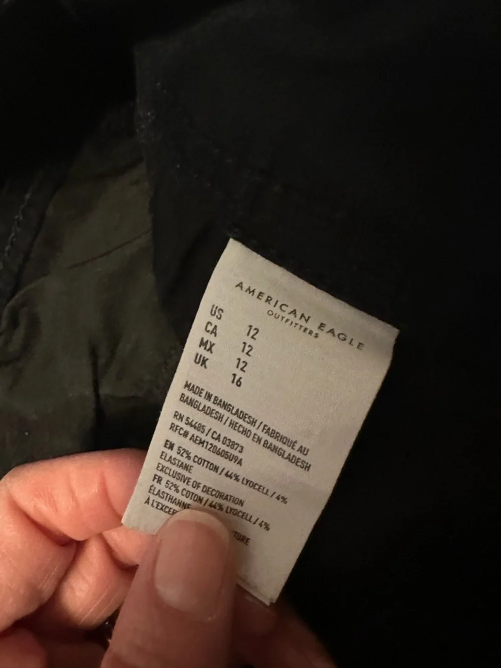American Eagle Outfitters Black Super Stretch Shorts - Picture 3 of 4